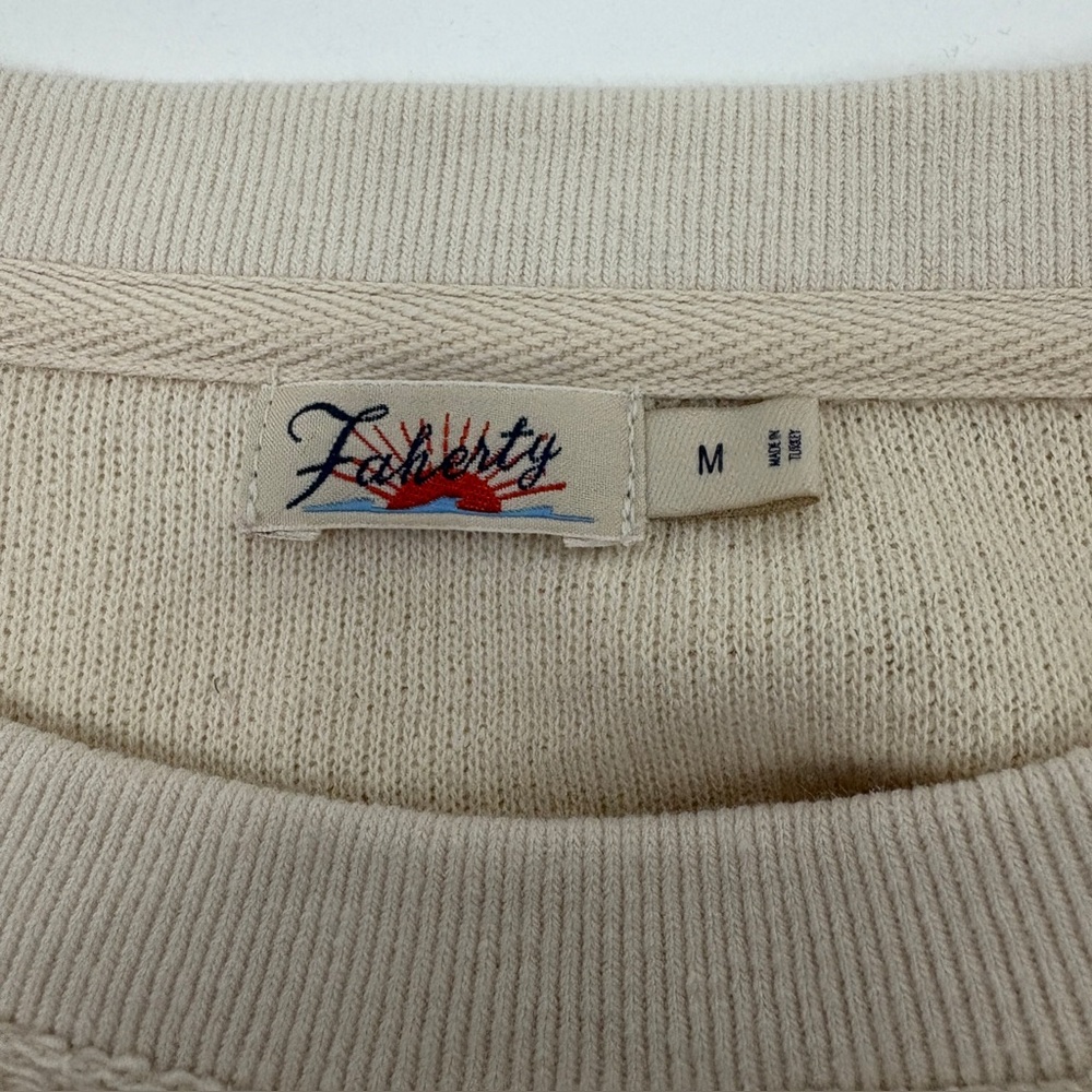Faherty Organic Cotton Striped Sweatshirt - Picture 8 of 11
